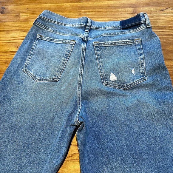 Abercrombie Fitch Womens NWT 90s Ultra High Rise Wide Leg Jean Criss Cross Waist - Picture 12 of 15